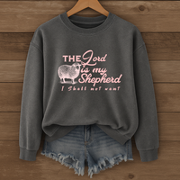 Load image into Gallery viewer, Psalm 23, The Lord Is My Shepherd, Christian Sweatshirt, Bible Verse Shirt