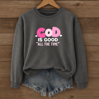 Load image into Gallery viewer, God Is Good All the Time, Christian Sweatshirt, Faith Heart Design Shirt, Valentine Gift For Her