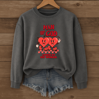 Load image into Gallery viewer, Man Of God Loved By His Woman, Valentines Gift, Heart Shirt, Father's Day, Boyfriend Shirt