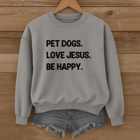 Load image into Gallery viewer, Dog Pet Lover, Jesus Sweatshirt, Dog Mom Shirt, Christian Sweatshirt