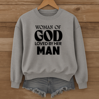 Load image into Gallery viewer, Woman of God Sweatshirt, For Wife, Christian Sweatshirt, Women's Faith, Mother's Day Valentines Gift