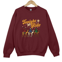 Load image into Gallery viewer, Tonight We Ride Shirt - Three Kings, Wise Men Crewneck