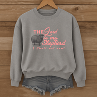 Load image into Gallery viewer, Psalm 23, The Lord Is My Shepherd, Christian Sweatshirt, Bible Verse Shirt