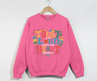 Load image into Gallery viewer, Trust In The Lord With All Your Heart - Christian Sweatshirt
