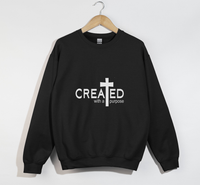 Load image into Gallery viewer, Created With A Purpose - Christian Sweatshirt