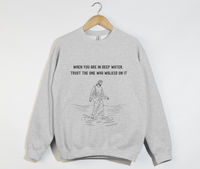 Load image into Gallery viewer, Jesus Walks On Water - Faith and Trust Sweatshirt
