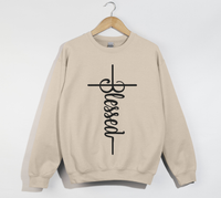 Load image into Gallery viewer, Blessed - Christian Sweatshirt
