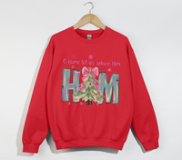 Load image into Gallery viewer, Oh Come Let Us Adore Him - Christmas Sweatshirt

