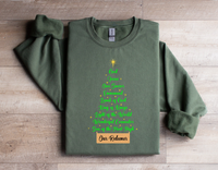 Load image into Gallery viewer, Jesus Names Our Redeemer - Christmas Sweatshirt
