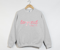 Load image into Gallery viewer, Loved - John 3:16 Christian Sweatshirt

