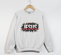 Load image into Gallery viewer, Jesus Name Christmas Holiday Sweatshirt

