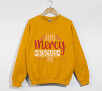 Load image into Gallery viewer, His Mercy Rescues Me - Christian Sweatshirt
