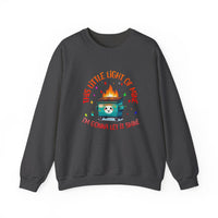 Load image into Gallery viewer, This Little Light of Mine, Mental Health Sweatshirt, Emotional Dumpster Fire Shirt, Funny Sweatshirt