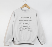 Load image into Gallery viewer, The Hem Of His Garment - Christian Sweatshirt

