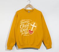 Load image into Gallery viewer, Christ Died For Us - Christian Sweatshirt