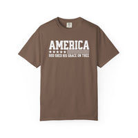 Load image into Gallery viewer, God Shed His Grace On Thee - Patriotic Comfort Colors Men's Tee