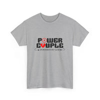 Load image into Gallery viewer, Power Couple - Powered by God Valentine&#39;s Day matching shirts
