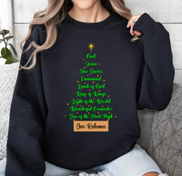 Load image into Gallery viewer, Jesus Names Our Redeemer - Christmas Sweatshirt
