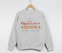 Load image into Gallery viewer, Believe In Miracle - Christmas Holiday Sweatshirt
