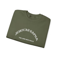 Load image into Gallery viewer, Jehovah Rapha Sweatshirt, The Lord Who Heals, Christian Unisex Faith Pullover
