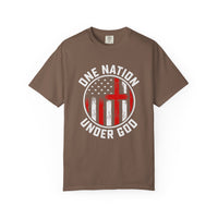 Load image into Gallery viewer, One Nation Under God - Christian Patriotic Men's Comfort Colors Tee