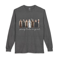 Load image into Gallery viewer, Pray Like a Girl Long Sleeve Tee