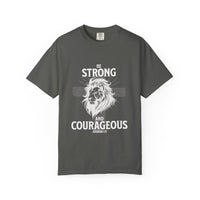 Load image into Gallery viewer, Be Strong And Courageous Christian Men Shirt - Comfort Colors Tee