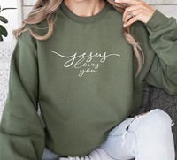 Load image into Gallery viewer, Jesus Loves You - Sweatshirt
