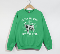 Load image into Gallery viewer, Follow The Word, Not The Herd - Christian Sweatshirt
