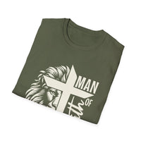 Load image into Gallery viewer, Man of Faith, Jesus Lion Cross Shirt, Christian Tee, Bible Verse Shirt, Unisex Tee, Christian Gift
