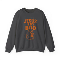 Load image into Gallery viewer, Jesus Is My Boo Shirt | Cute Christian Halloween Ghost Bible Fall Tee
