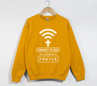 Load image into Gallery viewer, Connect To God, The Password Is Prayer - Christian Sweatshirt

