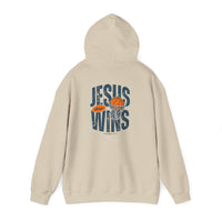 Load image into Gallery viewer, Jesus Always Wins Sweatshirt, 1 Corinthians 15:57, Christian Sweatshirt, Basketball Shirt, Faith Sports, Bible Verse Gift