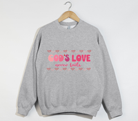 Load image into Gallery viewer, God&#39;s Love Never Fails - Christian Sweatshirt
