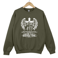 Load image into Gallery viewer, Here Am I Send Me - Christian Missionary Sweatshirt
