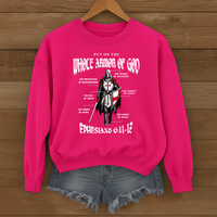 Load image into Gallery viewer, Whole Armor of God, Ephesians 6:11-17, Christian Sweatshirt, Faith Shirt, Bible Verse
