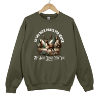 Load image into Gallery viewer, Psalm 42:1 Deer Christian Sweatshirt, My Soul Longs for You, As the Deer Pants for Water, Bible Verse Shirt