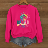 Load image into Gallery viewer, Rooted in Christ, Christian Sweatshirt, Jesus Lover Shirt, Religious Gift for Believers