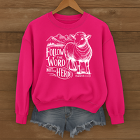 Load image into Gallery viewer, Follow the Word Not the Herd - Unisex Sweatshirt