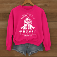 Load image into Gallery viewer, Armor of God, Ephesians 6:10, Christian Sweatshirt, Faith Shirt, Bible Verse
