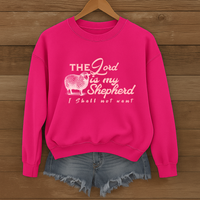 Load image into Gallery viewer, Psalm 23, The Lord Is My Shepherd, Christian Sweatshirt, Bible Verse Shirt