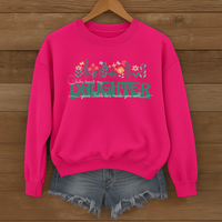 Load image into Gallery viewer, Take Heart My Daughter - Floral Christian Sweatshirt from Parents or Grandparents