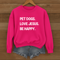 Load image into Gallery viewer, Dog Pet Lover, Jesus Sweatshirt, Dog Mom Shirt, Christian Sweatshirt