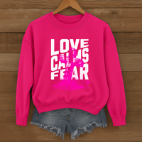 Load image into Gallery viewer, Love Calms Fear - Cozy Sweatshirt

