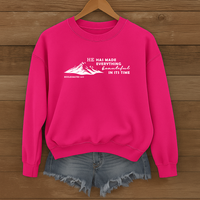 Load image into Gallery viewer, He Has Made Everything, Bible Verse Jesus Shirt, Christian Sweatshirt, Ephesians 3, Church Outfit