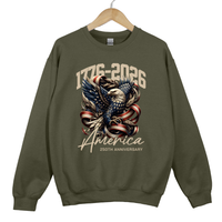 Load image into Gallery viewer, America 250th Anniversary, 1776 2026 Patriotic Eagle, American Flag Shirt, USA Independence Gift
