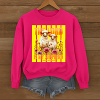 Load image into Gallery viewer, Psalm 23, The Lord Is My Shepherd, Christian Floral Sweatshirt, Bible Verse Shirt