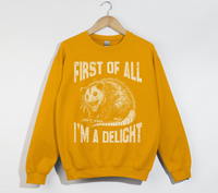 Load image into Gallery viewer, First Of All, I&#39;m A Delight - Sweatshirt
