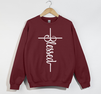 Load image into Gallery viewer, Blessed - Christian Sweatshirt
