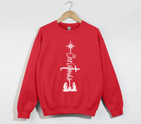 Load image into Gallery viewer, Christmas Nativity Design Sweatshirt
